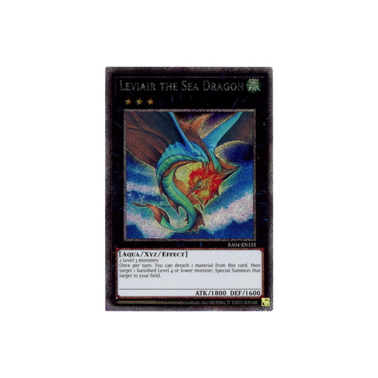 Yu-Gi-Oh! Leviair The Sea Dragon (RA04-EN155) Platinum Secret Rare - NM/M