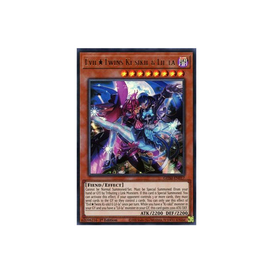 Yu-Gi-Oh! Evil Twins Ki-sikil &amp; Lil-la (RA04-EN037) Ultra Rare - NM/M