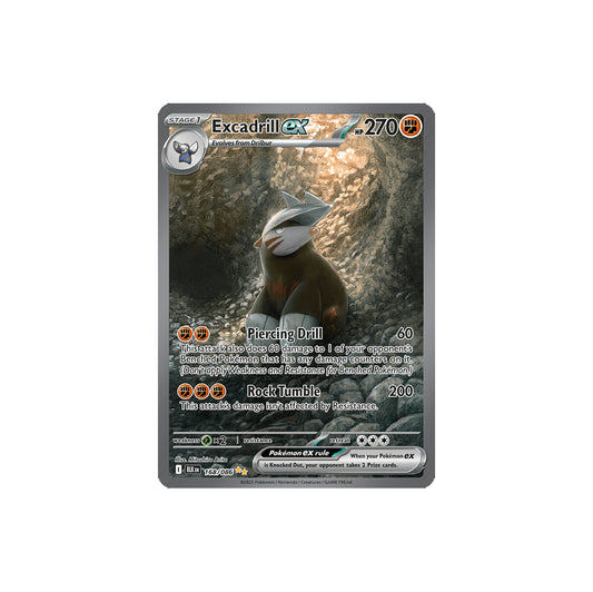 Pokémon Excadrill Ex #168 (BLK) - NM/M