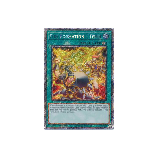 Yu-Gi-Oh! Fire Formation - TenkI (RA04-EN201) Platinum Secret Rare - NM/M