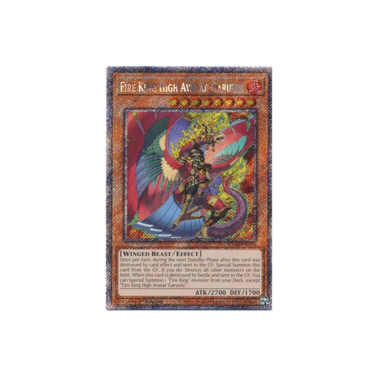Yu-Gi-Oh! Fire King High Avatar Garunix (RA04-EN194) Platinum Secret Rare - NM/M