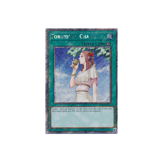Yu-Gi-Oh! Forbidden Chalice (RA04-EN137) Platinum Secret Rare - NM