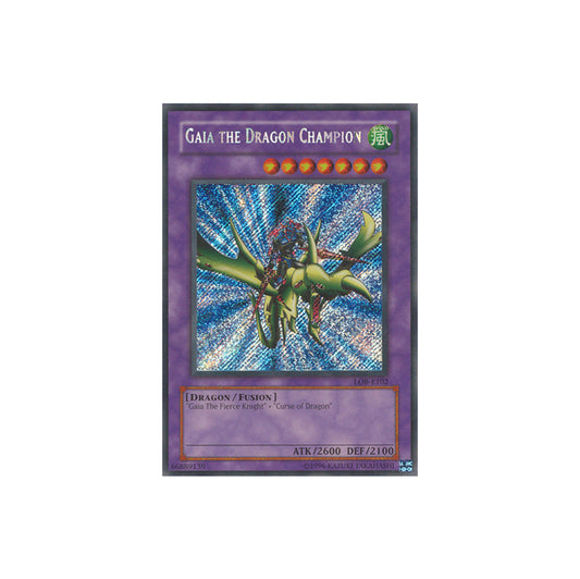 Yu-Gi-Oh! Gaia The Dragon Champion (LOB-E102) - GOOD