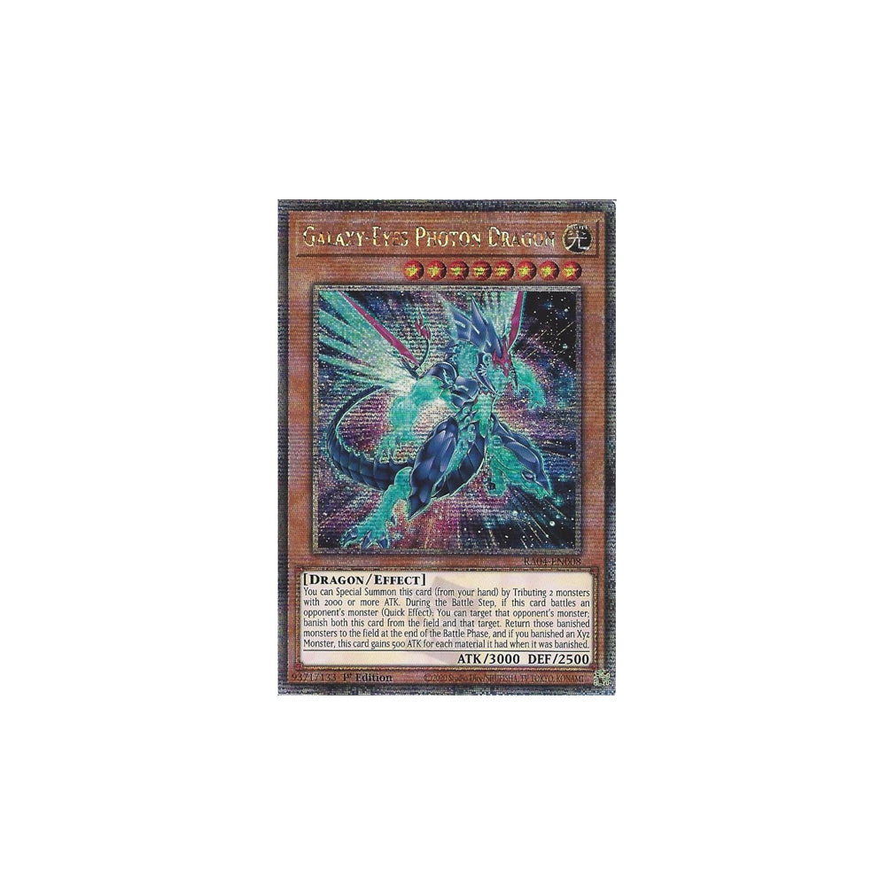 Yu-Gi-Oh! Galaxy-Eyes Photon Dragon (RA04-EN008) Quarter Century Secret Rare - NM/M