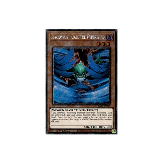 Yu-Gi-Oh! Blackwing - Gale The Whirlwind (RA03-EN215) Platinum Secret Rare - NM/M