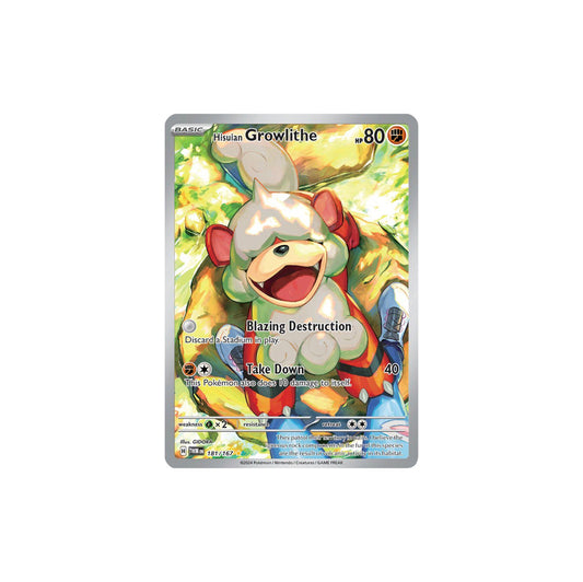 Pokémon Hisuian Growlithe #181 (TWM) - NM
