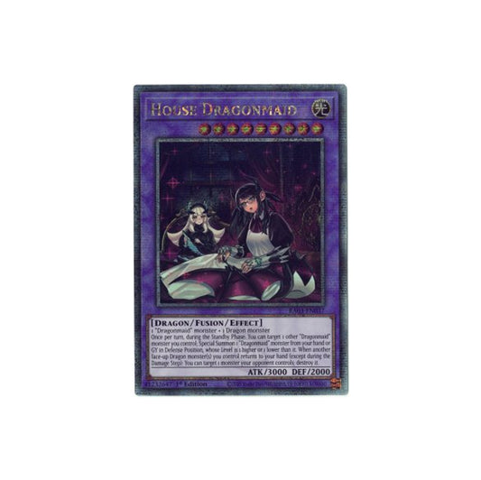 Yu-Gi-Oh! House Dragonmaid (RA03-EN037) Quarter Century Secret Rare - NM/M