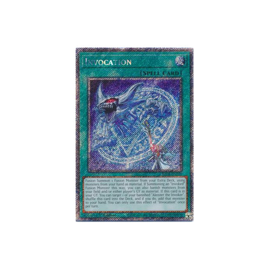 Yu-Gi-Oh! Invocation (RA04-EN281) Platinum Secret Rare - NM/M