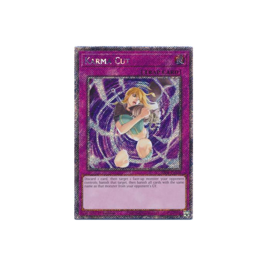 Yu-Gi-Oh! Karma Cut (RA04-EN128) Platinum Secret Rare - NM/M