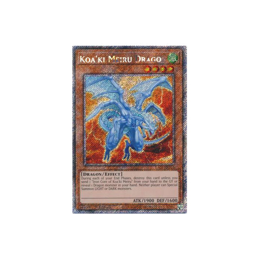 Yu-Gi-Oh! Koa'ki Meiru Drago (RA03-EN218) Platinum Secret Rare - NM/M