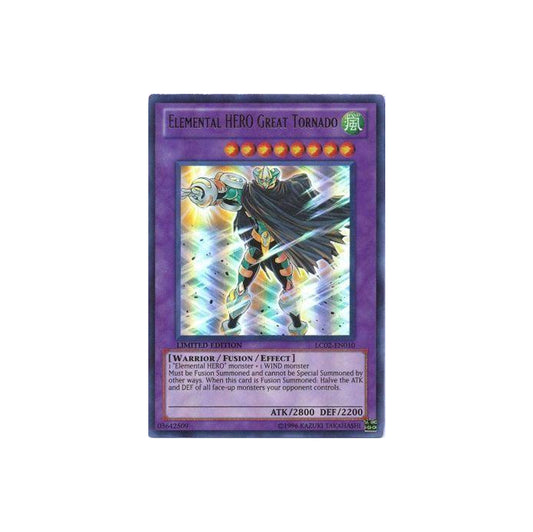 Yu-Gi-Oh! Elemental Hero Great Tornado (LC02-EN010) - GOOD