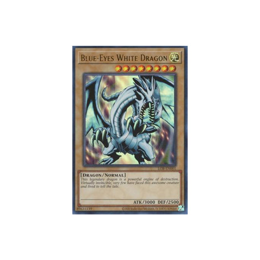 Yu-Gi-Oh! Blue-Eyes White Dragon (LOB-EN001) - NM