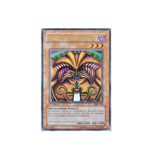 Yu-Gi-Oh! Exodia The Forbidden One (LOB-E101) 1st Edition - GOOD