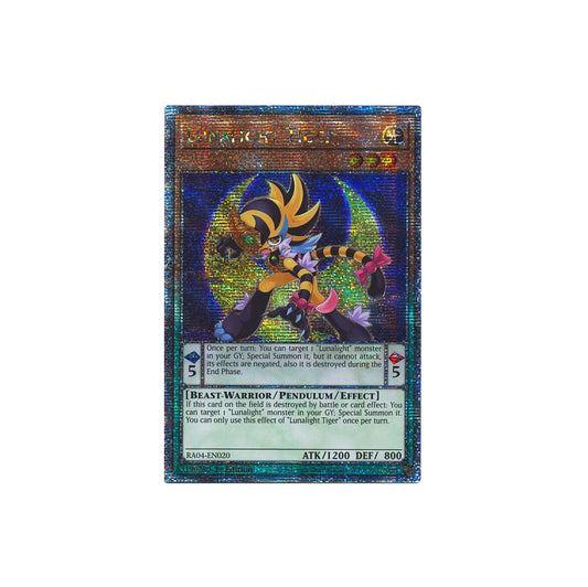 Yu-Gi-Oh! Lunalight Tiger (RA04-EN020) Quarter Century Secret Rare - NM/M