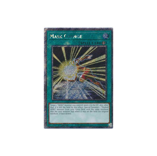 Yu-Gi-Oh! Mask Change (RA04-EN142) Platinum Secret Rare - NM/M