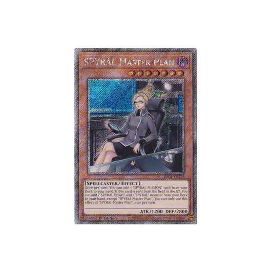 Yu-Gi-Oh! Spyral Master Plan (RA04-EN276) Platinum Secret Rare - NM/M
