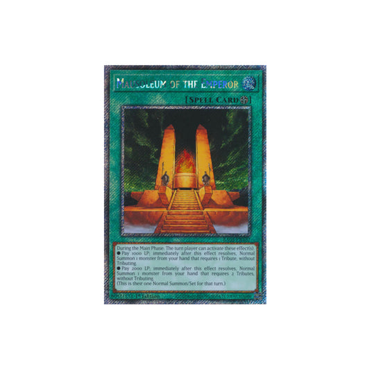 Yu-Gi-Oh! Mausoleum Of The Emperor (RA03-EN167) Platinum Secret Rare - NM/M