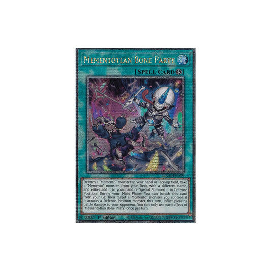 Yu-Gi-Oh! Mementotlan Bone Party (RA04-EN099) Quarter Century Secret Rare - NM/M