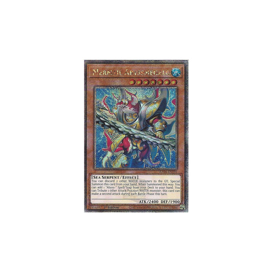 Yu-Gi-Oh! Mermail Abyssmegalo (RA04-EN191) Quarter Century Secret Rare - NM/M