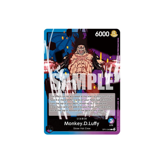 One Piece Monkey.D.Luffy Leader (OP11-040) - NM/M