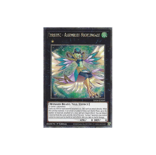 Yu-Gi-Oh! Lyrilusc - Assembled Nightingale (RA04-EN069) Quarter Century Secret Rare - NM/M