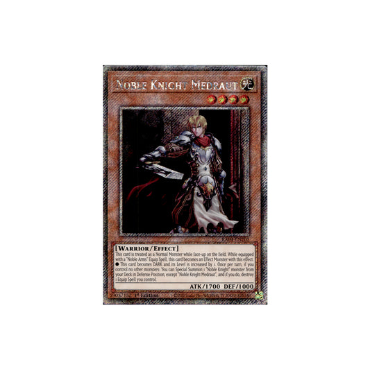 Yu-Gi-Oh! Noble Knight Medraut (RA04-EN205) Platinum Secret Rare - NM/M