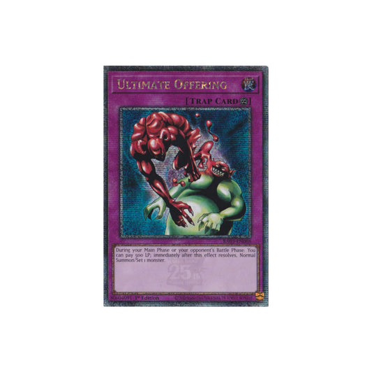 Yu-Gi-Oh! Ultimate Offering (RA03-EN088) Quarter Century Secret Rare - NM/M