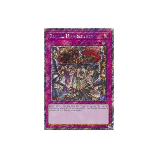 Yu-Gi-Oh! Royal Opppression (RA04-EN120) Platinum Secret Rare - NM/M
