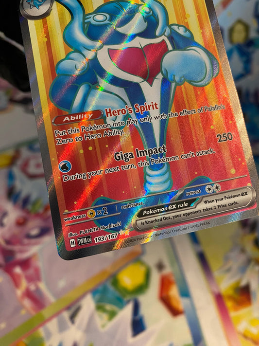Pokémon Palafin Ex #193 (TWM) - NM/M