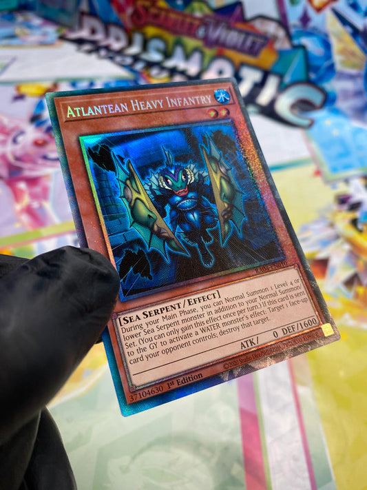 Yu-Gi-Oh! Atlantean Heavy Infantry Prismatic Collector's Rare (RA04-EN010) - NM/M