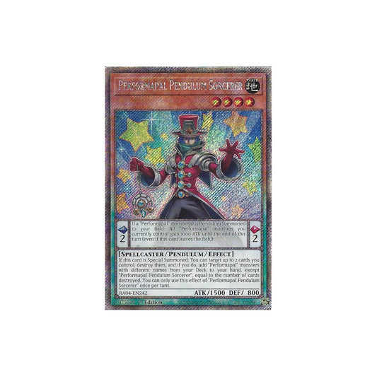Yu-Gi-Oh! Performapal Pendulum Scorcerer (RA04-EN242) Platinum Secret Rare - NM/M