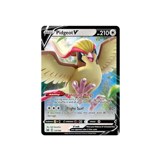 Pokémon Pidgeot V #137 - NM/M
