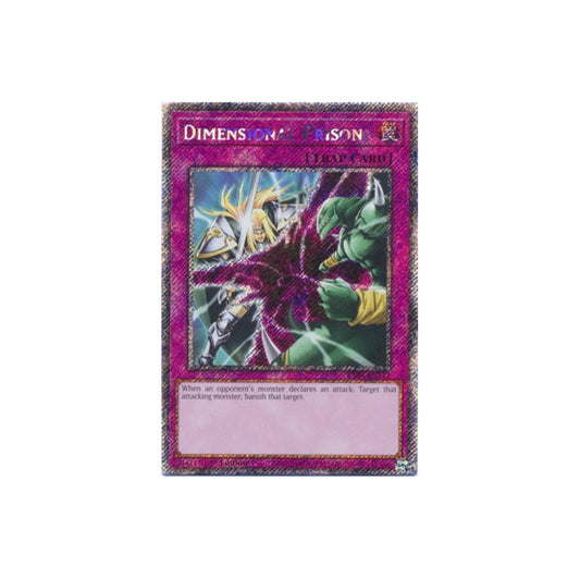 Yu-Gi-Oh! Dimensional Prison (RA04-EN132) Platinum Secret Rare - NM/M
