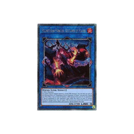 Yu-Gi-Oh! Promethean Princess, Bestower of Flames (RA04-EN050) Platinum Secret Rare - NM/M