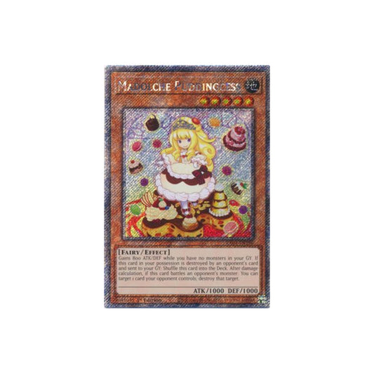 Yu-Gi-Oh! Madolche Puddingcess (RA04-EN186) Platinum Secret Rare - NM/M