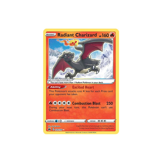 Pokémon Radiant Charizard #020 - NM/M