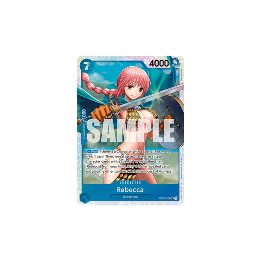 One Piece Rebecca SR (OP10-058) - NM/M