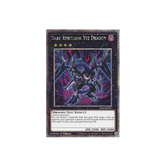 Yu-Gi-Oh! Dark Rebellion Xyz Dragon (RA04-EN237) Platinum Secret Rare - NM/M