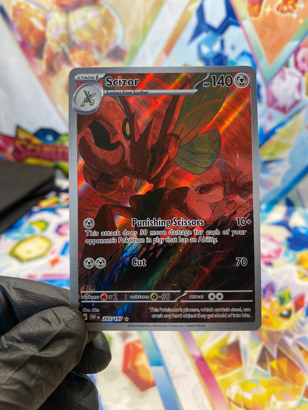 Pokémon Scizor #205 (OBF) - NM/M