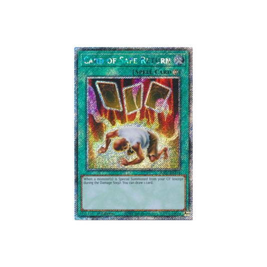 Yu-Gi-Oh! Card Of Safe Return (RA03-EN114) Platinum Secret Rare - NM/M