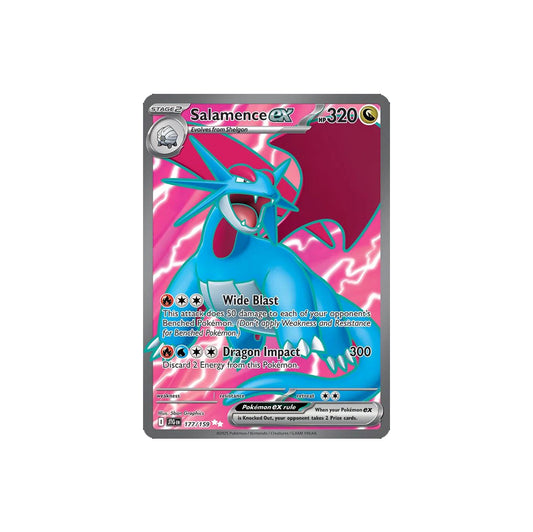 Pokémon Salamence Ex #177 (JTG) - NM/M
