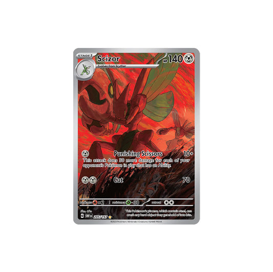 Pokémon Scizor #205 (OBF) - NM/M