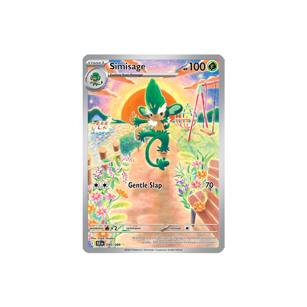 Pokémon Simisage #090 (BLK) - NM/M