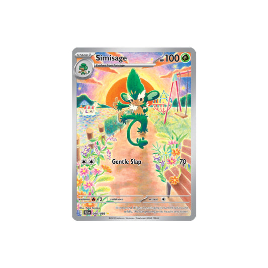 Pokémon Simisage #090 (BLK) - NM/M
