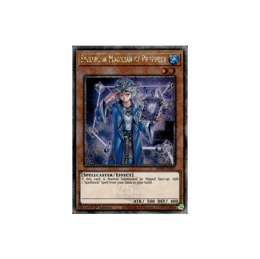 Yu-Gi-Oh! Spellbook Magician of Prophecy (RA04-EN183) Quarter Century Secret Rare - NM/M