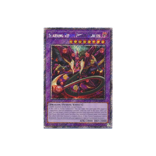 Yu-Gi-Oh! Starving Venom Fusion Dragon (RA04-EN272) Platinum Secret Rare - NM/M
