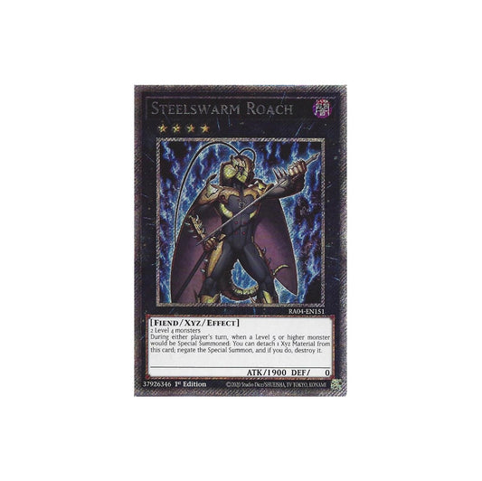 Yu-Gi-Oh! Steelswarm Roach (RA04-EN151) Platinum Secret Rare - NM/M