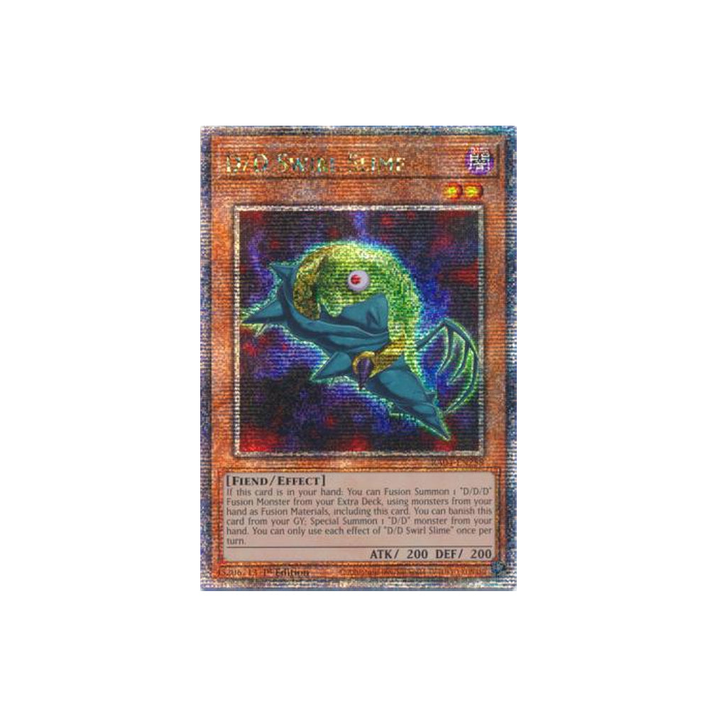 Yu-Gi-Oh! D/D Swirl Slime (RA04-EN258) Platinum Secret Rare - NM/M