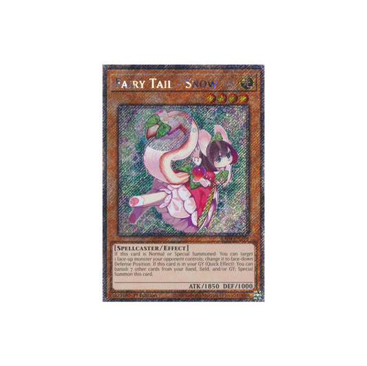 Yu-Gi-Oh! Fairy Tail - Snow (RA04-EN269) Platinum Secret Rare - NM/M