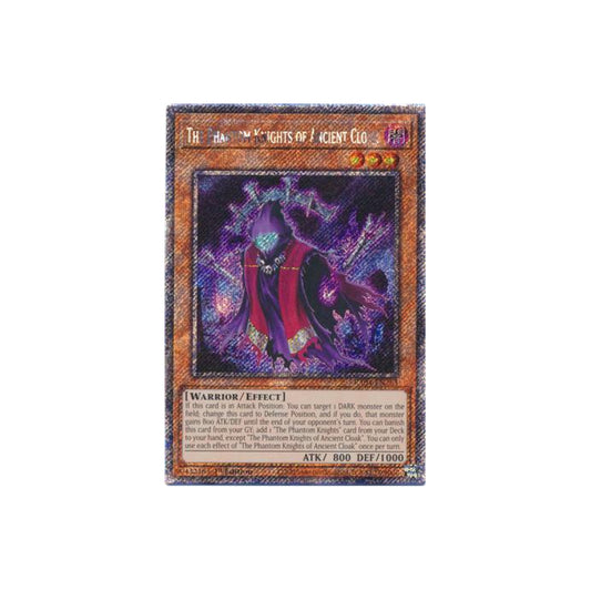Yu-Gi-Oh! The Phantom Knights of Ancient Cloak (RA04-EN263) Platinum Secret Rare - NM/M